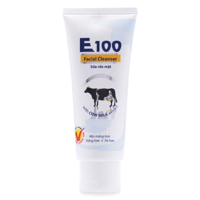 Sữa Rửa Mặt E100 Sữa Bò Tươi