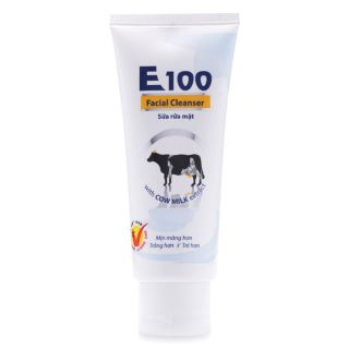 Sữa rửa mặt e100 sữa bò tươi
