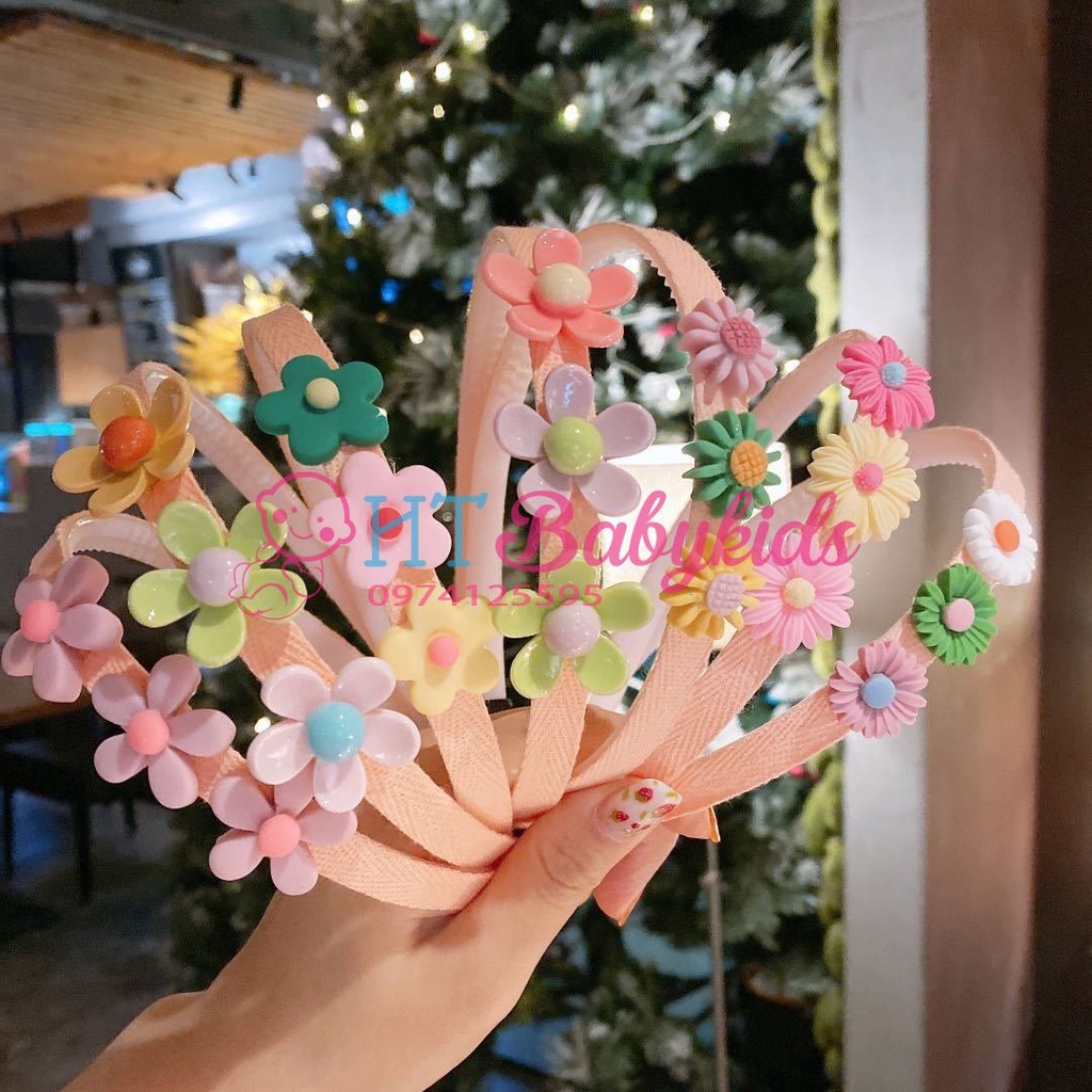 [FLASH SALE] Băng Đô Bờm Cài Tóc 3D Phong Cách Hàn Quốc Tiểu Thư Cho Bé Gái