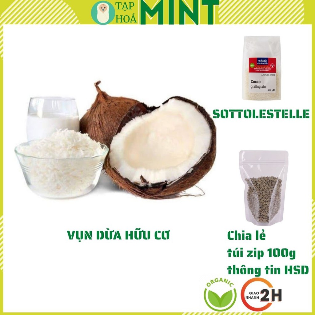 Vụn Dừa Hữu Cơ 250g Sottolestelle - Tạp hoá mint