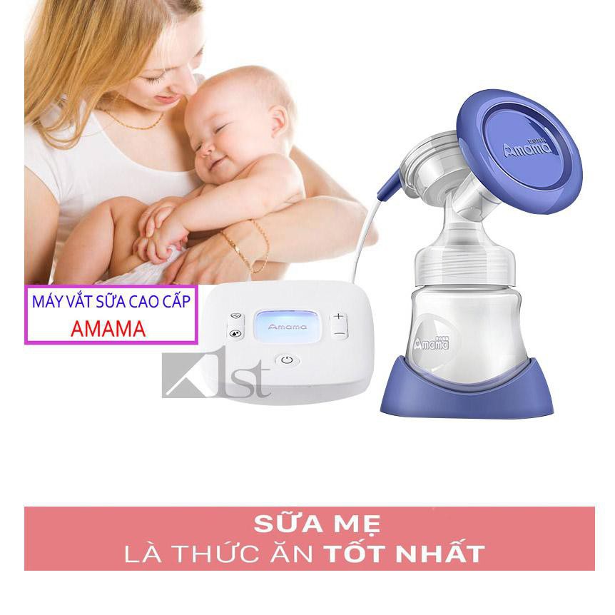 Máy vắt sữa Amama hút sữa bằng điện ,công nghệ Nhật Bản,BH 1 năm 1 Đổi 1