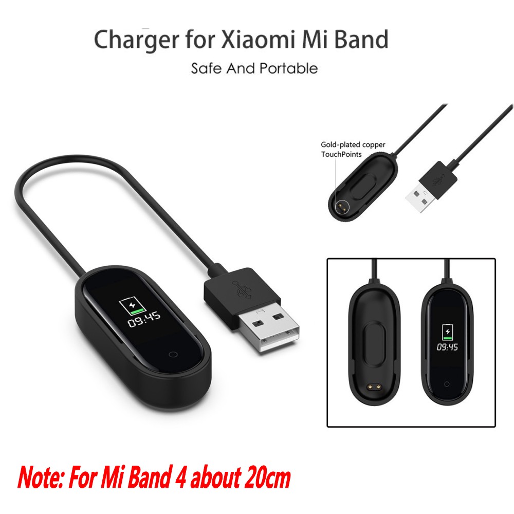 Dây Cáp Sạc USB Chuyên Dụng Cho Đồng Hồ Xiaomi Mi Band 5 4 3 2