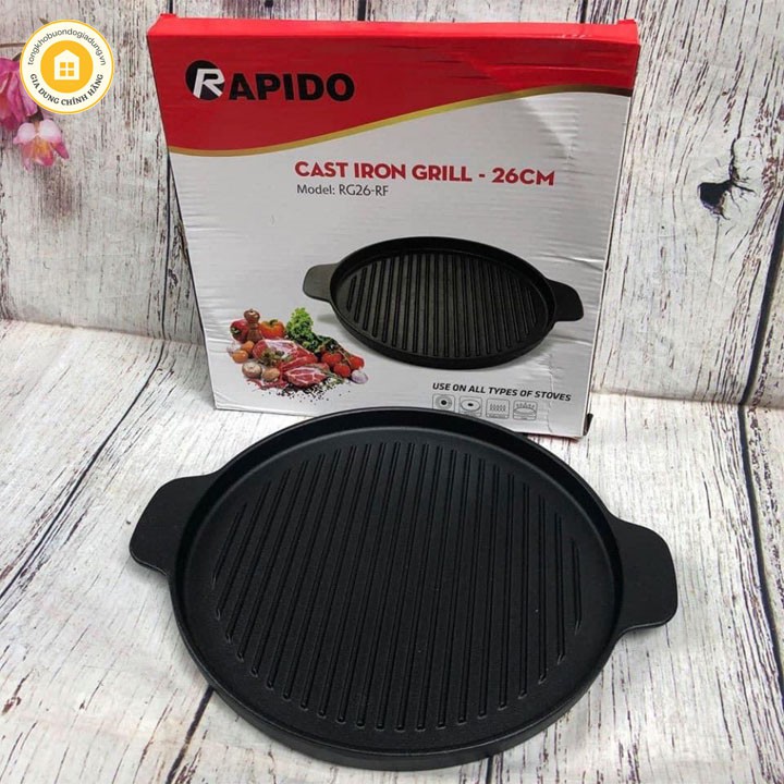 CHẢO NƯỚNG RAPIDO 24 VÀ 26 CM
