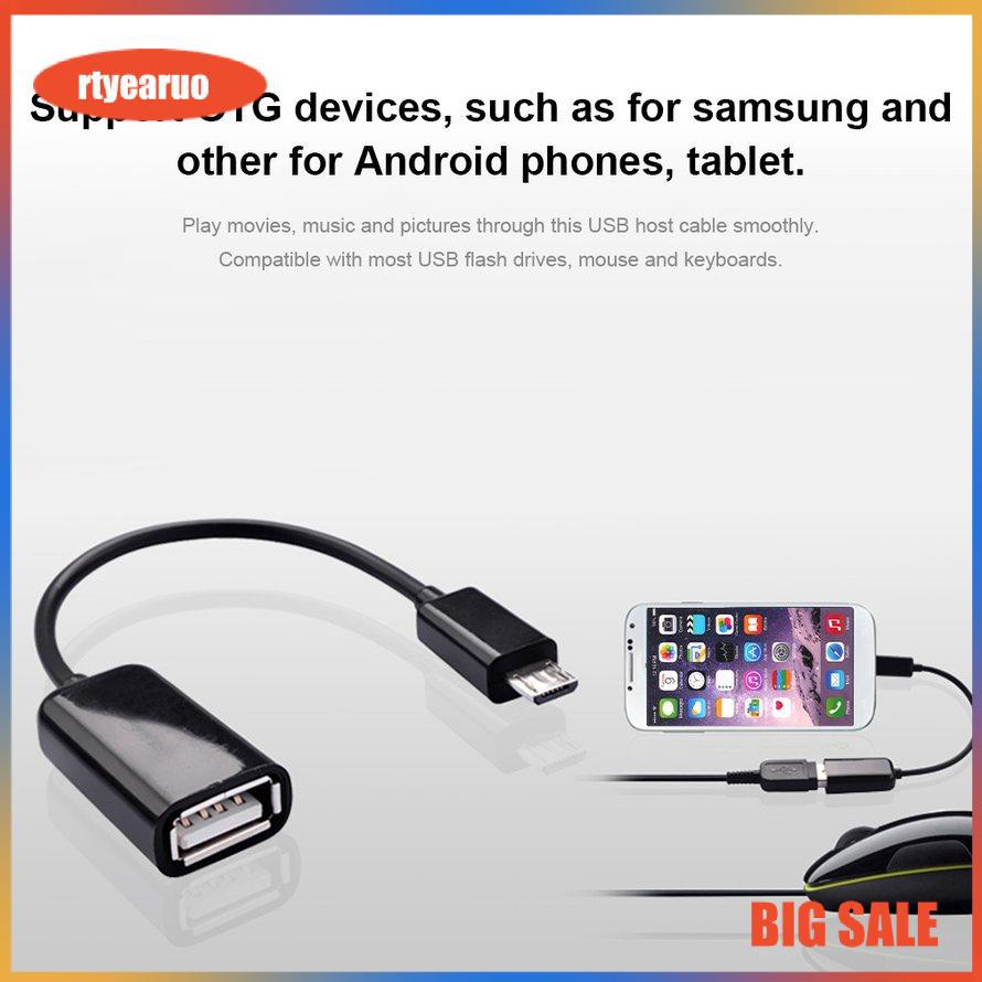 Cáp Chuyển Đổi Cổng Usb 2.0 A Sang Cổng Micro B Tiện Dụng Cho Điện Thoại Android