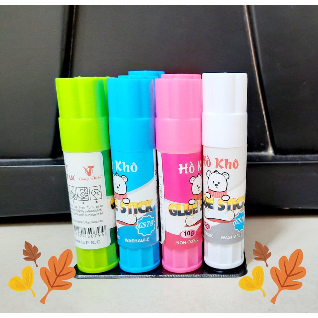 Combo 2 Lọ Hồ Khô Dán Giấy 10g 👩‍🌾 Keo Khô Dán Giấy, Keo Dán Giấy Thủ Công