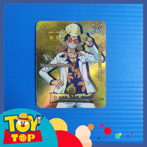[Một thẻ] [Thẻ 2nd ] Thẻ bài Toonies One Piece điện ảnh Gold - thẻ 2nd không seal