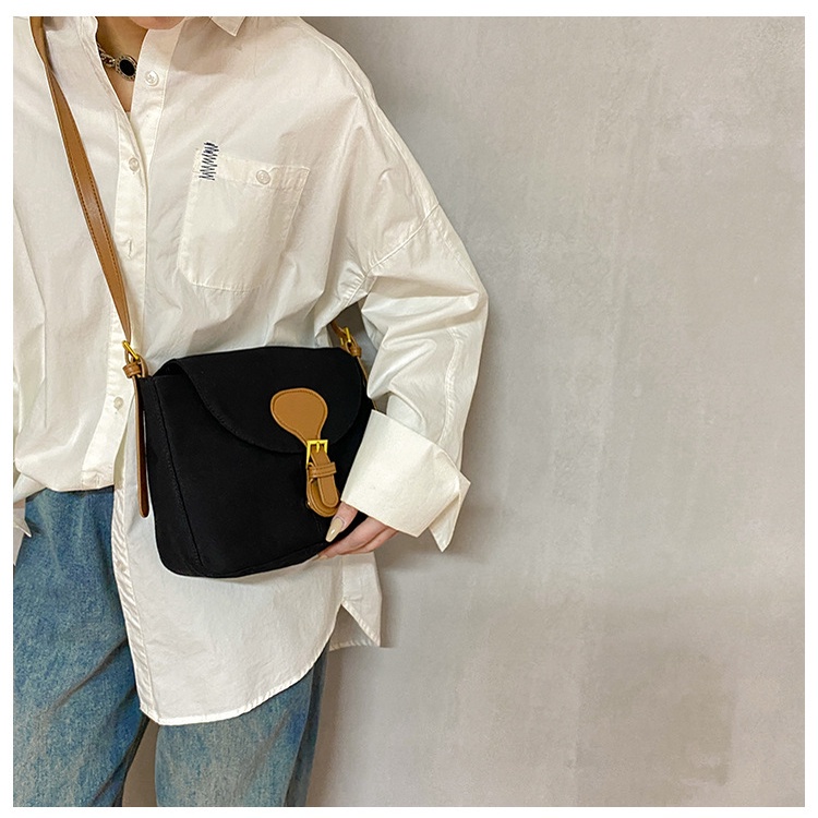 Túi tote vải chất liệu độc lạ đeo chéo ulzzang basic trơn nam nữ unisex đi học thời trang giá rẻ