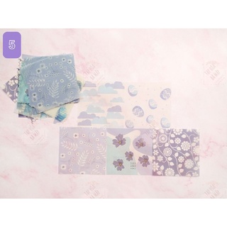 Set 30 tờ giấy trang trí DIY handmade sổ tay, scrapbook - Giấy mỏng trang trí DIY handmade