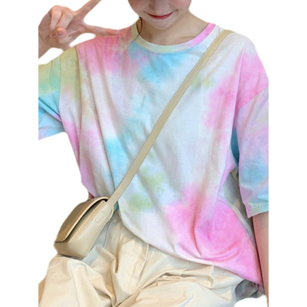 Áo Thun Nữ Ngắn Tay Cổ Tròn Thời Trang