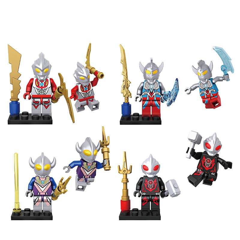 ULTRAMAN Set 8 Mô Hình play Đồ Chơi Nhân Vật Siêu Anh Hùng Geed Taro Zero Lg128