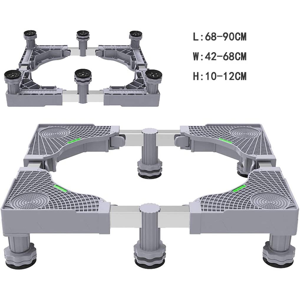 Kệ tủ lạnh cho tủ Side by side hoặc tương tự.(Loại 6 chân cố đinh và 4 bánh xe)