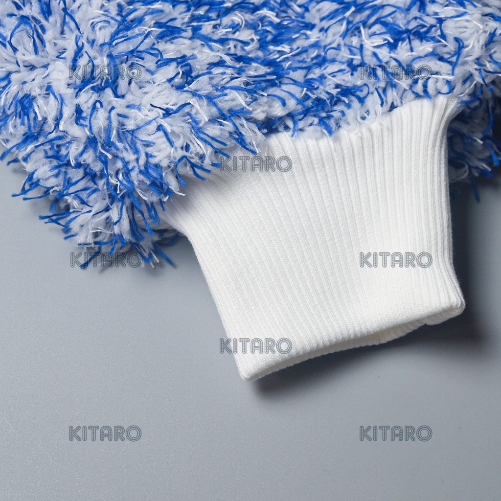 Bao tay rửa xe microfiber 2 mặt loại siêu bền