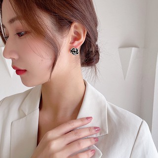 Bông Tai Hoa Trà Pha Lê