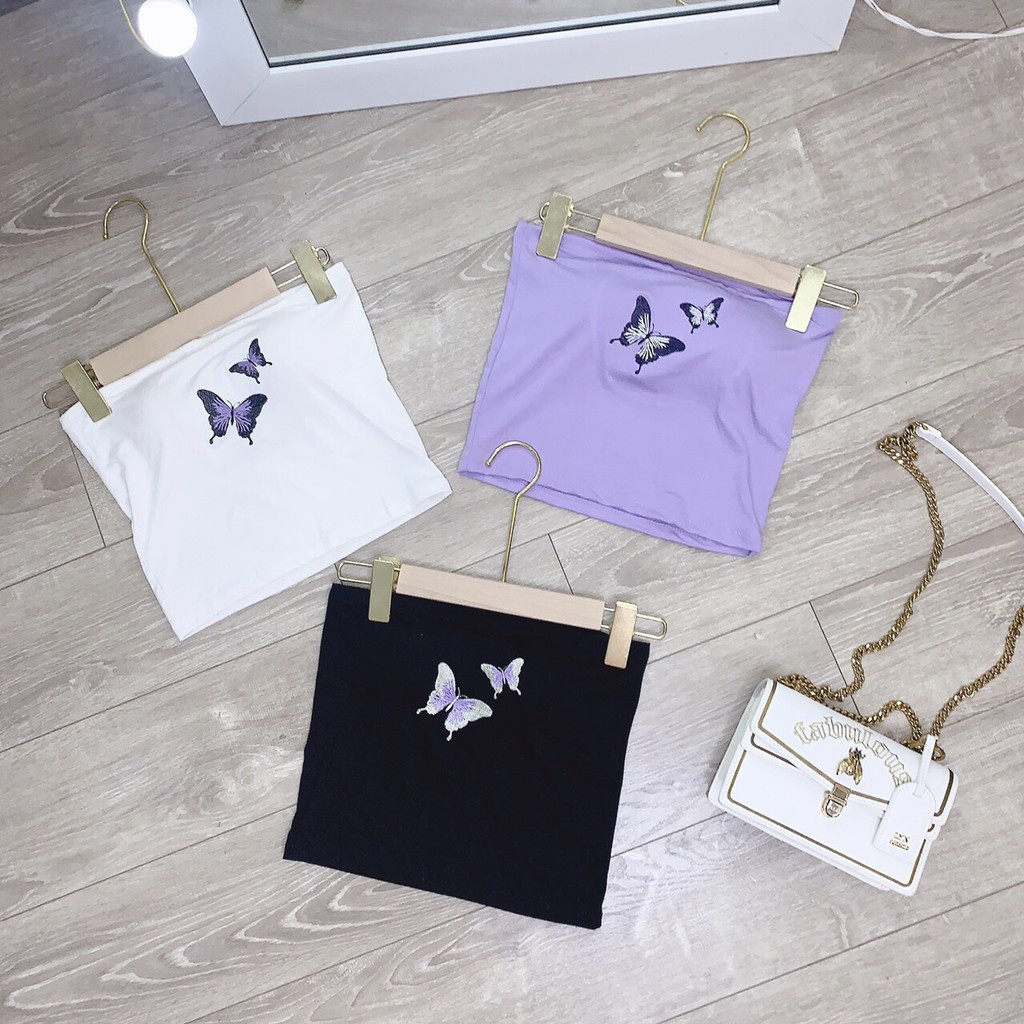 ÁO ỐNG THÊU BƯỚM ( KÈM ẢNH THẬT ) | BigBuy360 - bigbuy360.vn