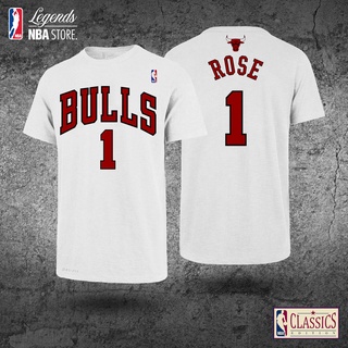 Áo Thun Bóng Rổ Nba Phiên Bản Cổ Điển Chicago Bulls 1 Biểu Tượng Hoa Hồng Derrick Và Hiệp hội
