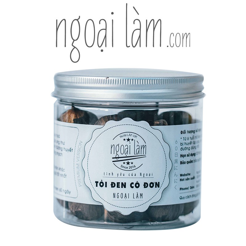 100g - Tỏi đen cô đơn Ngoại làm LÊN MEN 60 NGÀY - chỉ số SAC, Polyphenol cực cao | BigBuy360 - bigbuy360.vn