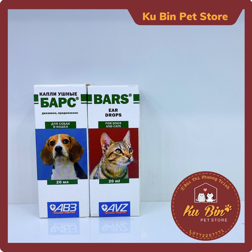 NHỎ RẬN TAI CHÓ MÈO BARK AVZ NHẬP NGA