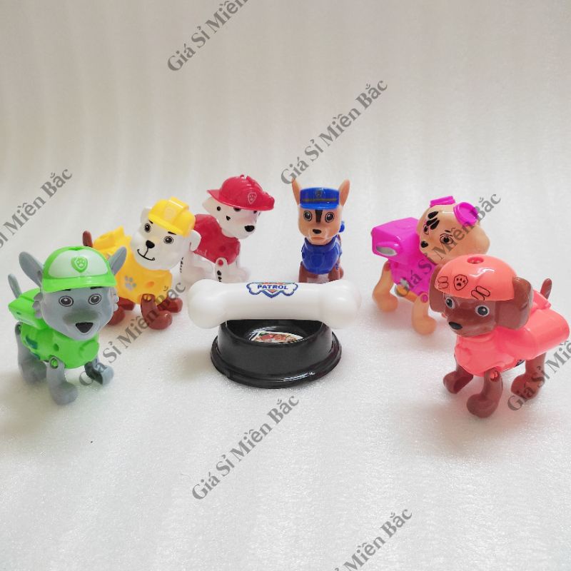 Bộ 6 chú chó cứu hộ kèm huy chương