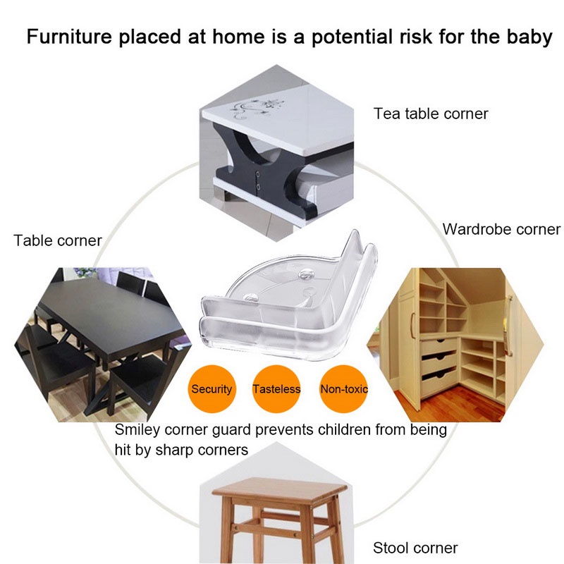 Safety Desk Table Edge Cushion Cover Protector Corner Guard For Baby Kids