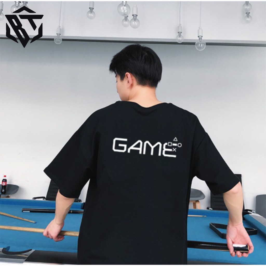 Áo thun tay lỡ 🔴FREESHIP🔴 form rộng unisex Nam Nữ GAME | BigBuy360 - bigbuy360.vn