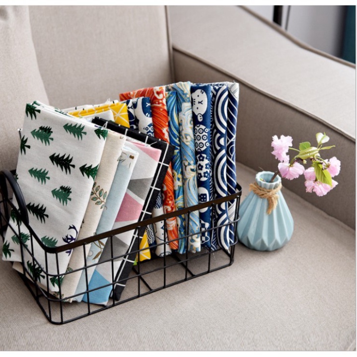 (50*50CM) Tấm Vải Trang trí, Vải Chụp Ảnh Họa Tiết Đẹp