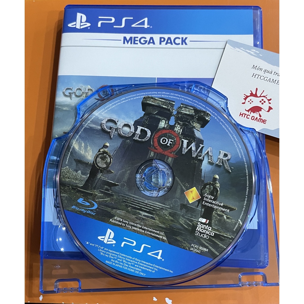 Đĩa Game God Of War 4 hệ Asia - PS4/PS5