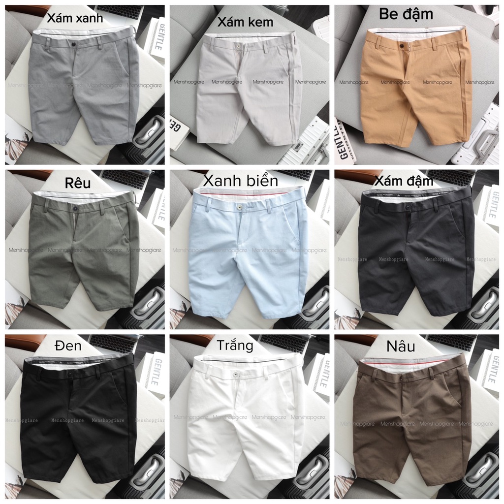 quần short tây nam co giãn hàng chuẩn cao cấp nhà menshopgiare