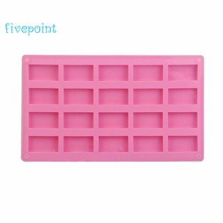Khuôn Silicone tạo hình chữ nhật mini chuyên dụng làm sô cô la bánh đa năng(29.4x17x1.5cm)
