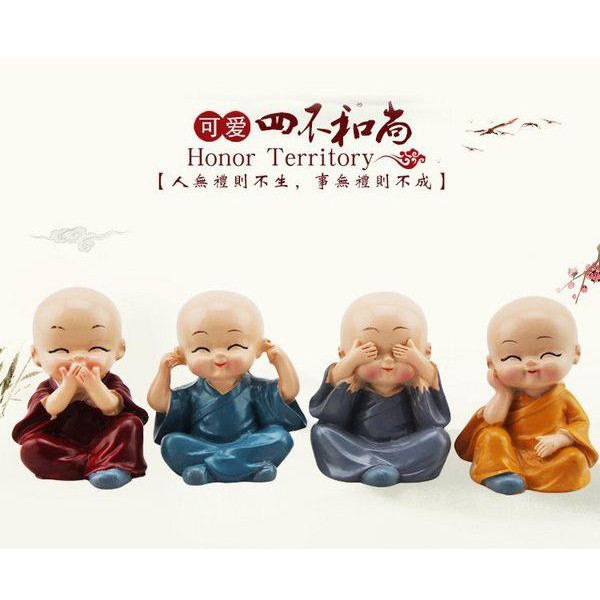 BỘ TƯỢNG 4 CHÚ TIỂU 4 Điều Không