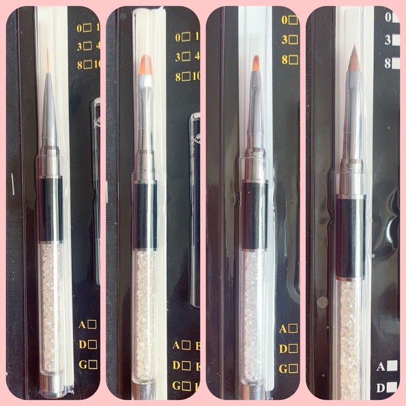 cọ đắp gel, cọ hoa cúc, cọ nét, cọ hoa nổi (cán đá cao cấp) 💞💞