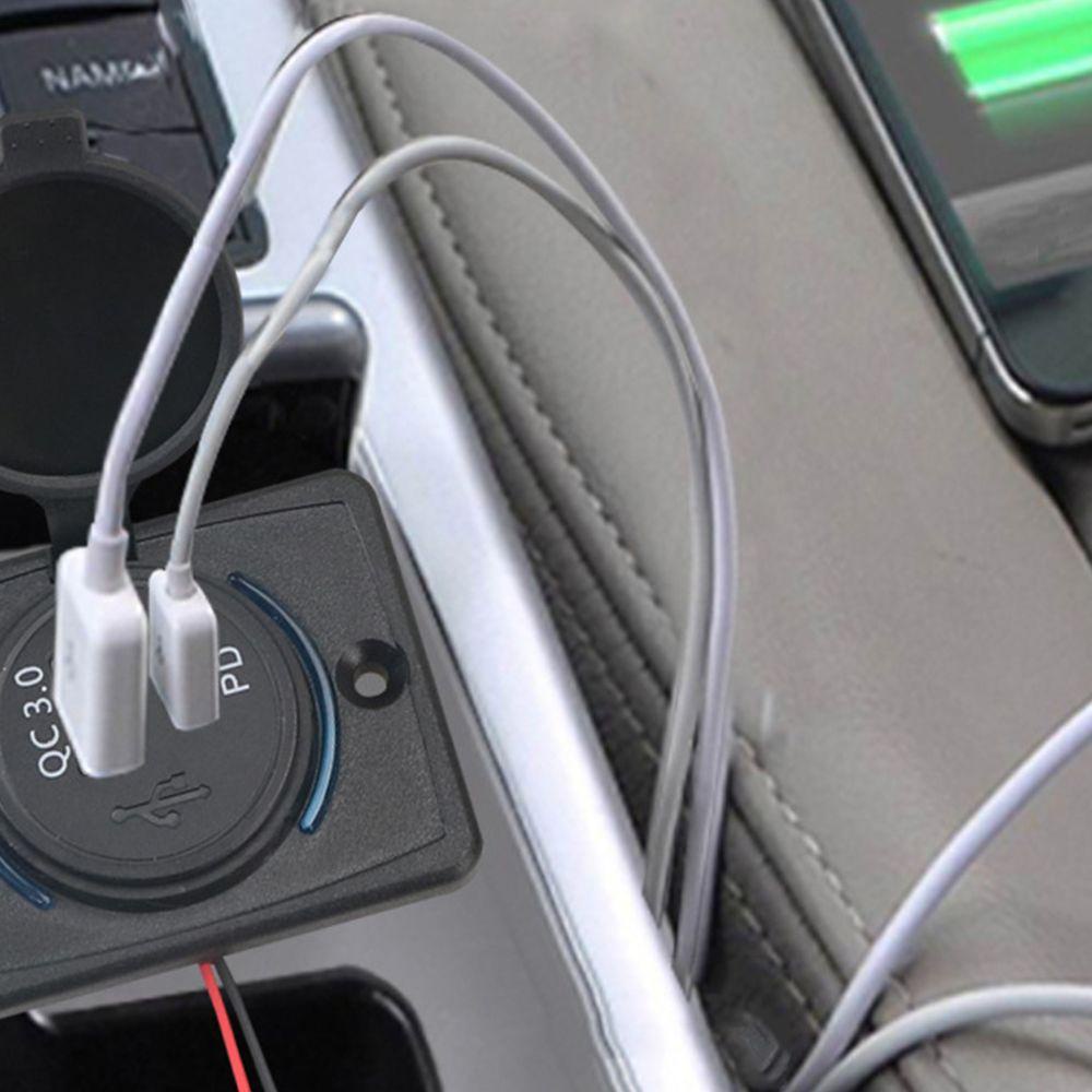 MYRONGVN Ổ Cắm Sạc Nhanh PD QC 3.0 Chống Thấm Nước Cho Xe Hơi