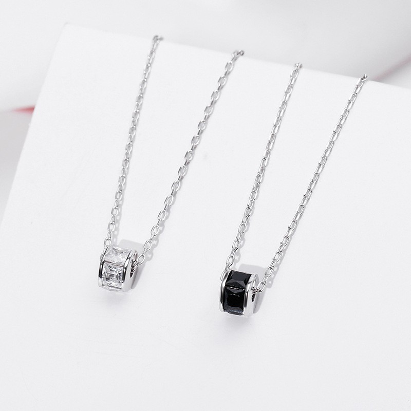 Dây chuyền bạc Ý s925 Sterling mặt đá A083 - AROCH Jewelry