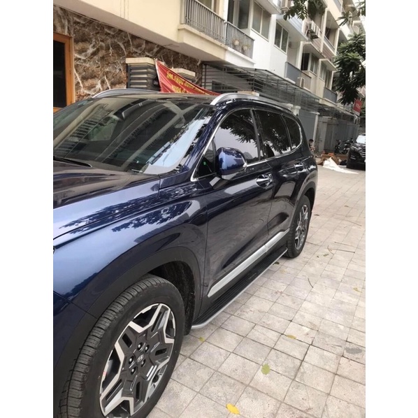 Bậc lên xuống, bệ bước chân ô tô cho Huyndai Santafe 2019 - 2023 +