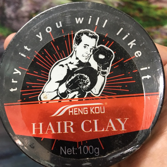 Sáp vuốt tóc Hair Clay Heng Kou, tạo kiểu cứng giữ nếp tốt cho tóc, hương thơm dịu nhẹ