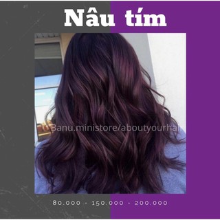 Thuốc nhuộm tóc Nâu tím