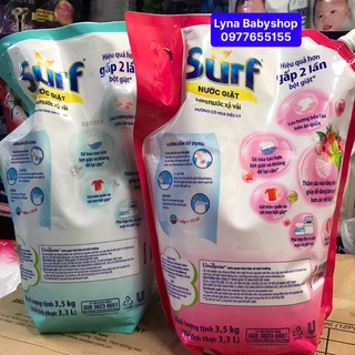 (Hỏa tốc) Nước Giặt SURF Túi 3,5Kg