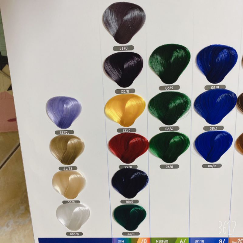 Thuốc nhuộm màu  thời trang lavox chính hãng