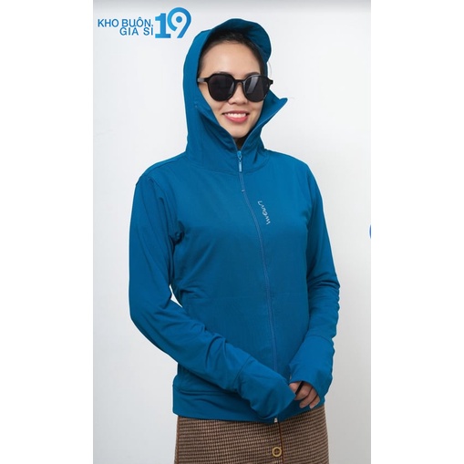 Áo Chống Nắng Nữ 2 lớp đai gấu to mã KB003 Vải Thông Hơi Cực Thoáng Mát, Chống Tia UV, Vải Nhật 7 màu