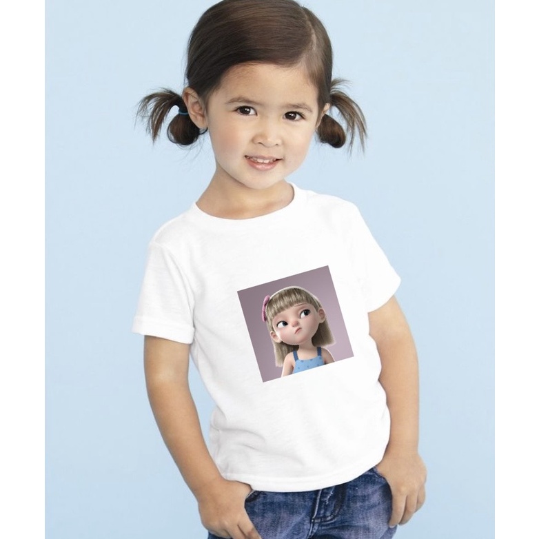 áo thun bé gái búp bê dễ thương