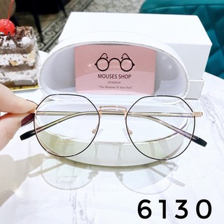 Gọng kính Titan cao cấp 6130_kính mắt titan chống phai gỉ_Tặng kèm khăn hộp+BH 12 tháng