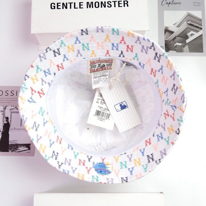 Mũ bucket nữ, mũ tai bèo Ny thêu màu sắc rực rỡ hàng cao cấp - siêu đẹp