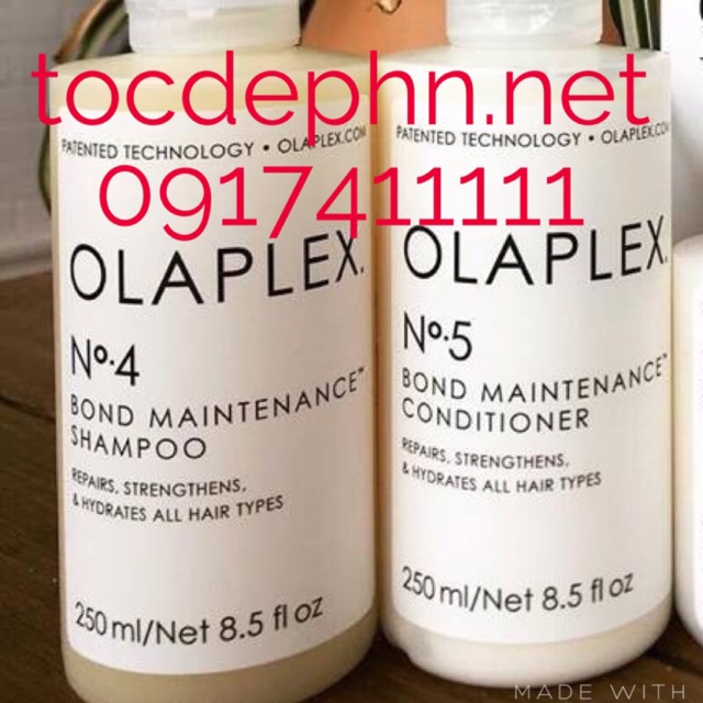 GỘI XẢ OLAPLEX số 4 và số 5 (250ml)