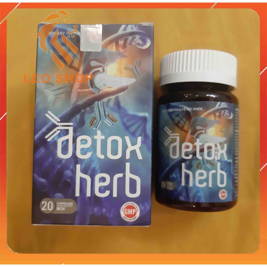 VIÊN UỐNG DETOXHERB - Diệt Ký Sinh Trùng Thanh Nhiệt Giải Độc - Làm Sạch Gan Tăng Đề Kháng - [CHÍNH HÃNG HỘP 20 VIÊN] | BigBuy360 - bigbuy360.vn