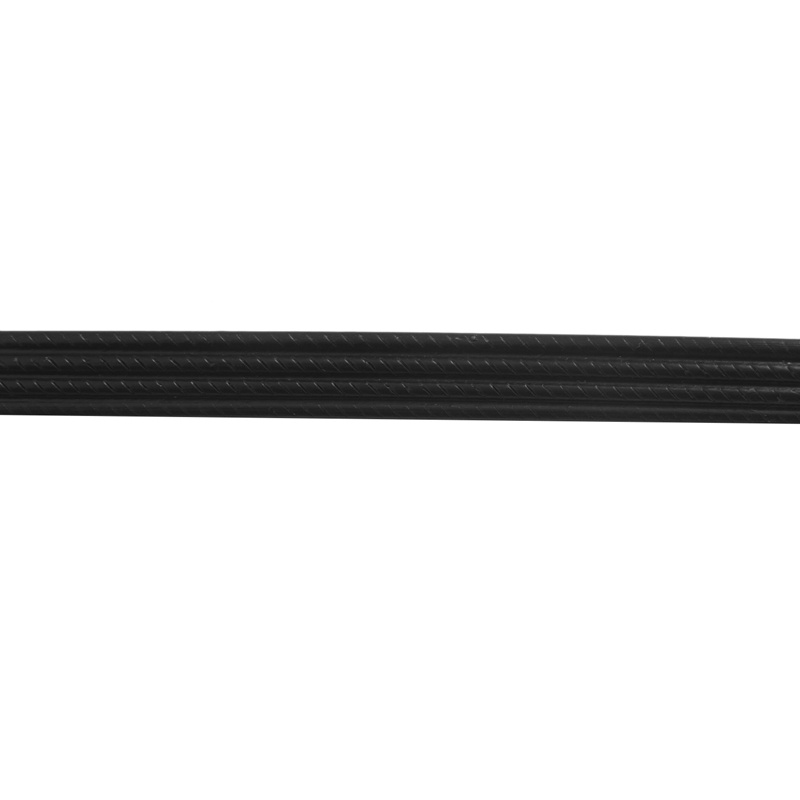 Phẳng PE mây nhựa đan cho ghế tựa bàn cà phê Sửa chữa đồ nội thất bằng mây ( Bốn dòng 'Đen '8 x 1,2mm)