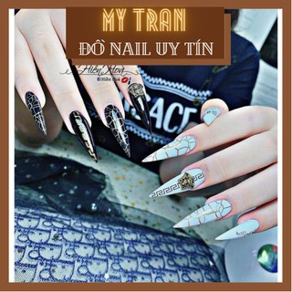 Sơn gel nứt Bobo chai 15ml trắng đen