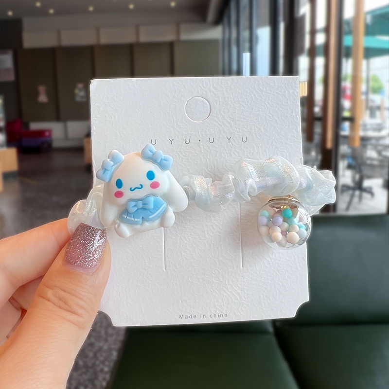 Dây Buộc Tóc Cao Su Guigou Cỡ Nhỏ Phong Cách Nhật Hàn Đáng Yêu Cho Bé Gái