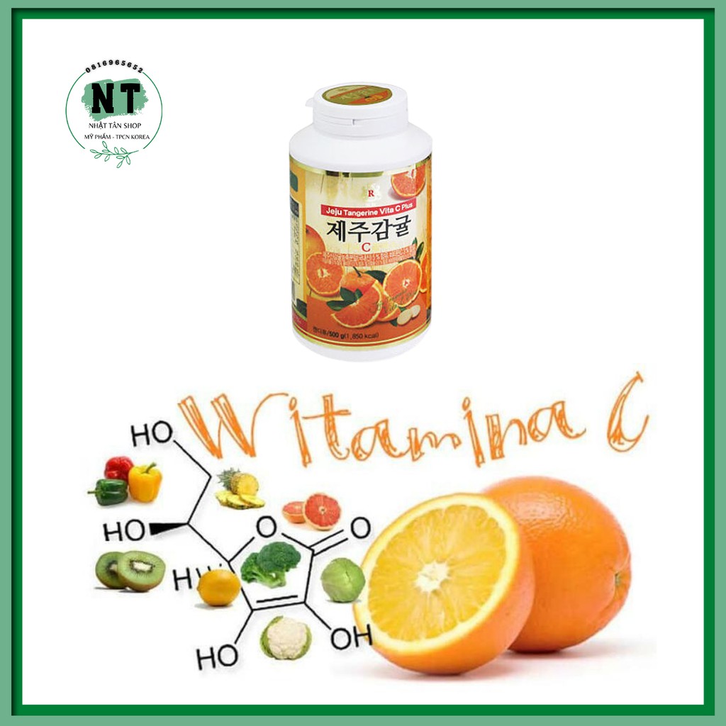 Vitamin C JEJU Hàn Quốc - bổ sung vi chất, tăng cường đề kháng