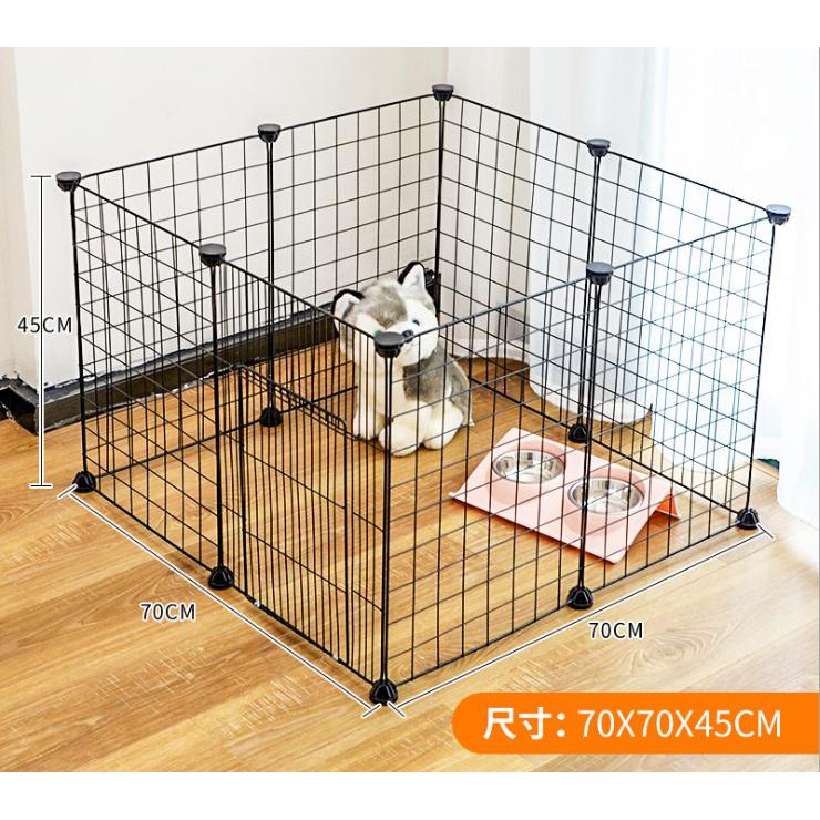 Bộ chuồng quây 8 tấm lưới sắt 35x45cm