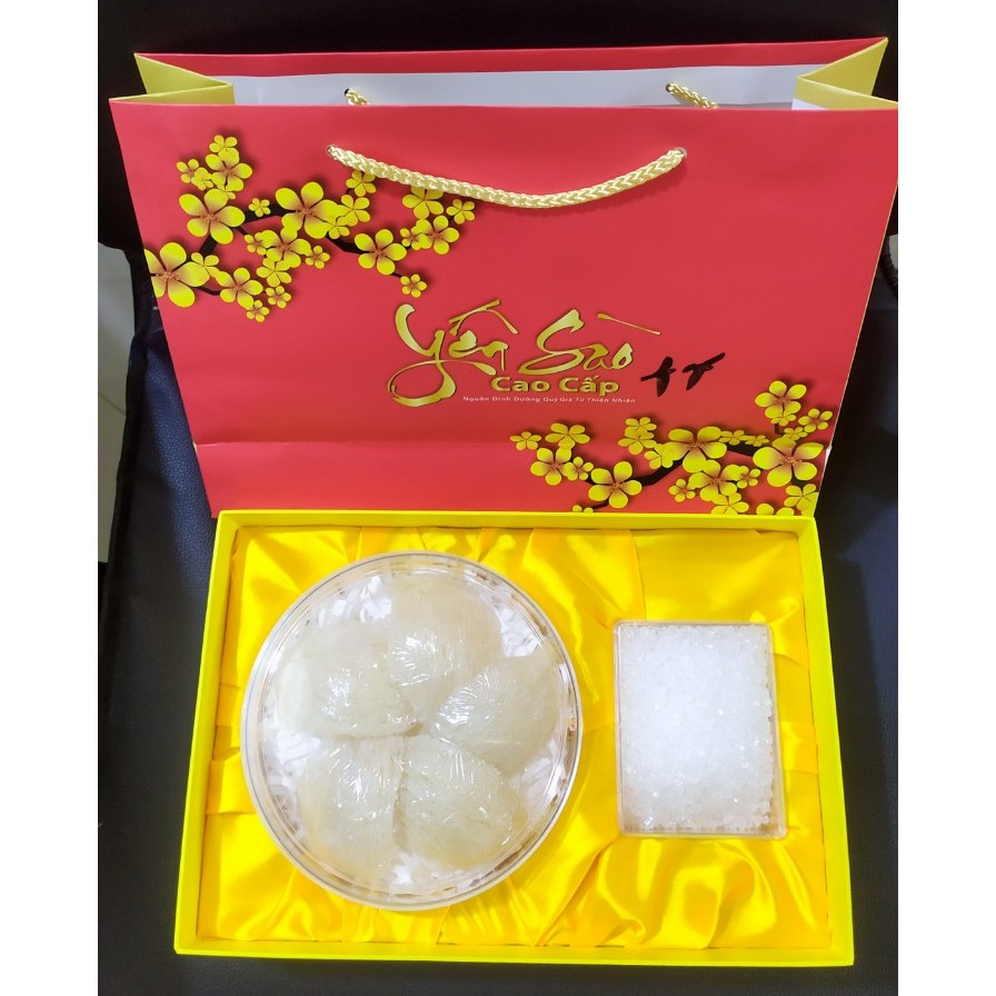 Yến Sào Sạch Lông Kèm Bộ Hộp Quà - 50g