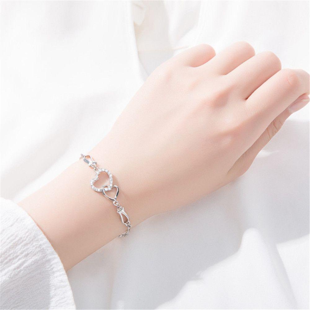 Vòng Tay Hợp Kim Thiết Kế Xinh Xắn Thời Trang Cho Nữ